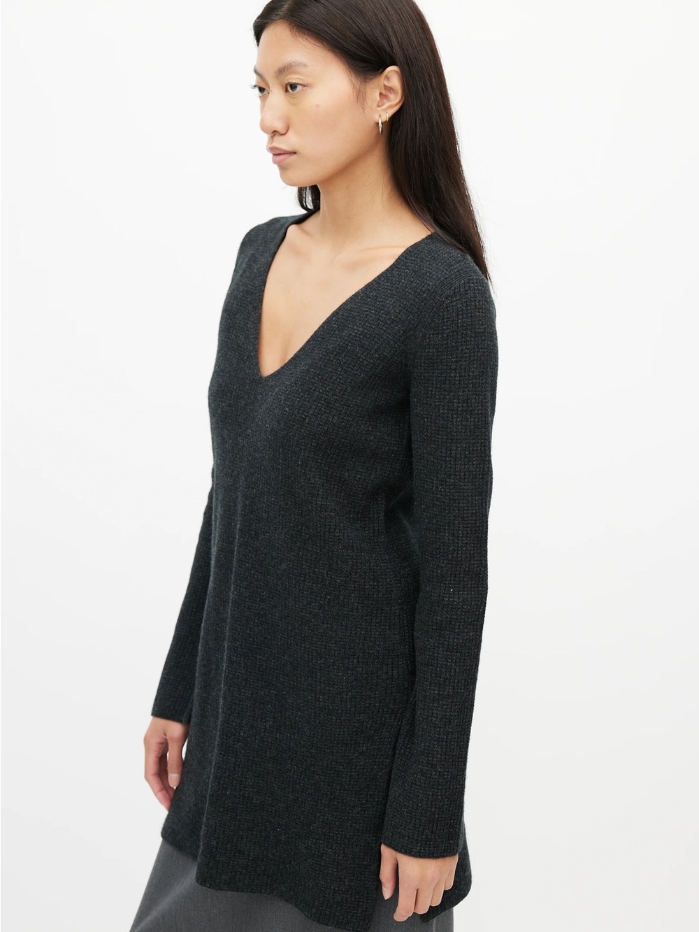 Helmut Lang Oversized Italian Yarn Tunic Sweater Size XS